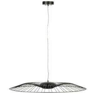 Čern&eacute; kovov&eacute; z&aacute;věsn&eacute; LED světlo ZUIVER SPIDER 90 cm