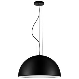 Čern&eacute; kovov&eacute; z&aacute;věsn&eacute; světlo Nova Luce Tholos 60 cm