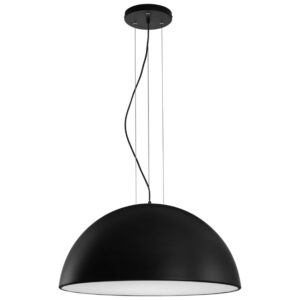 Čern&eacute; kovov&eacute; z&aacute;věsn&eacute; světlo Nova Luce Tholos 70 cm