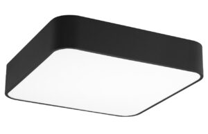 Čern&eacute; stropn&iacute; světlo Nova Luce Ragu 46 x 46 cm