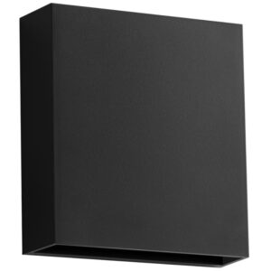 Čern&eacute; venkovn&iacute; n&aacute;stěnn&eacute; LED světlo Nova Luce Yoko 13 cm