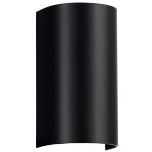 Čern&eacute; venkovn&iacute; n&aacute;stěnn&eacute; světlo Nova Luce York II.