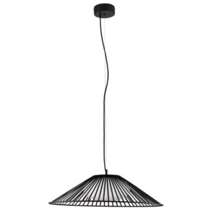 Čern&eacute; z&aacute;věsn&eacute; LED světlo Nova Luce Brume 61 cm