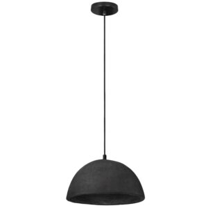 Čern&eacute; z&aacute;věsn&eacute; světlo Nova Luce Talcum 32 cm