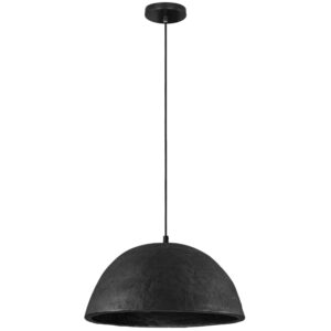 Čern&eacute; z&aacute;věsn&eacute; světlo Nova Luce Talcum 42 cm