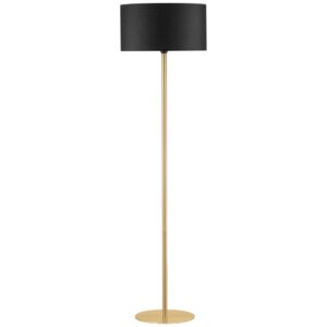 Černo-zlat&aacute; stojac&iacute; lampa Nova Luce Sibnia 164