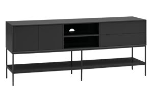Čern&yacute; TV stolek Teulat Platt 175 x 45 cm