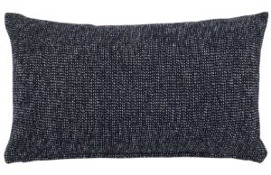 Čern&yacute; bavlněn&yacute; povlak na pol&scaron;t&aacute;ř Kave Home Tapla 30 x 50 cm