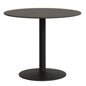 Čern&yacute; bistro stolek Kave Home Esilda 90 cm