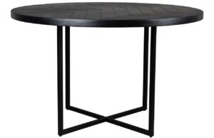 Čern&yacute; dřevěn&yacute; j&iacute;deln&iacute; stůl DUTCHBONE Class 120 cm