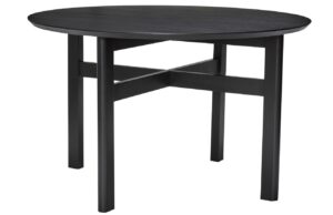 Čern&yacute; dřevěn&yacute; j&iacute;deln&iacute; stůl H&uuml;bsch Fjord 120 cm