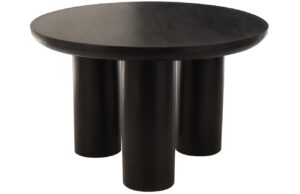 Čern&yacute; dřevěn&yacute; j&iacute;deln&iacute; stůl J-line Cargo 120 cm