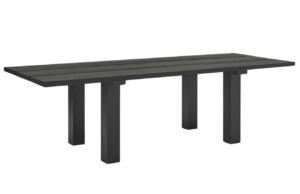 Čern&yacute; dřevěn&yacute; j&iacute;deln&iacute; stůl Teulat Banda 260 x 100 cm