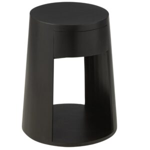 Čern&yacute; dřevěn&yacute; odkl&aacute;dac&iacute; stolek J-line Colis 40 cm