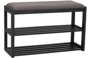 Čern&yacute; dubov&yacute; botn&iacute;k ROWICO CONFETTI 52 x 80 cm