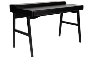 Čern&yacute; dubov&yacute; pracovn&iacute; stůl ZUIVER KAAT 120 x 70 cm