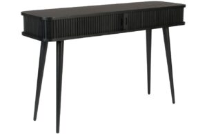 Čern&yacute; dubov&yacute; toaletn&iacute; stolek ZUIVER BARBIER 120 x 35 cm