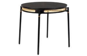 Čern&yacute; jasanov&yacute; j&iacute;deln&iacute; stůl BOLD MONKEY DON'T STOP THE WEBBING 80 cm