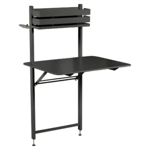 Čern&yacute; kovov&yacute; balkonov&yacute; stůl Fermob Bistro 57 x 77 cm