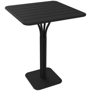 Čern&yacute; kovov&yacute; barov&yacute; stůl Fermob Luxembourg Pedestal 80 x 80 cm