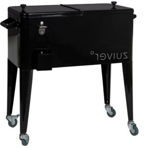 Čern&yacute; kovov&yacute; chlad&iacute;c&iacute; box ZUIVER BE COOL 91 x 81