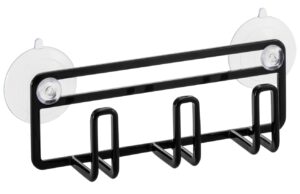 Čern&yacute; kovov&yacute; drž&aacute;k na houbičku Yamazaki Tower 16 x 4 cm