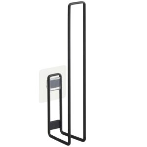 Čern&yacute; kovov&yacute; drž&aacute;k na toaletn&iacute; pap&iacute;r Yamazaki Film Hook