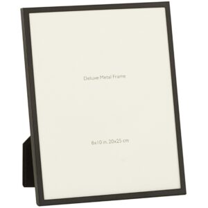 Čern&yacute; kovov&yacute; fotor&aacute;meček J-Line Egon 25 x 20