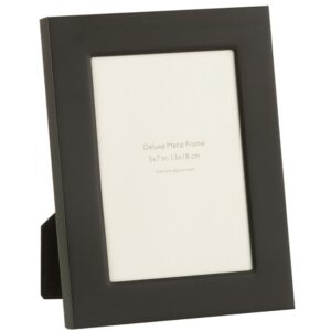 Čern&yacute; kovov&yacute; fotor&aacute;meček J-Line Sabon 23 x 18 cm