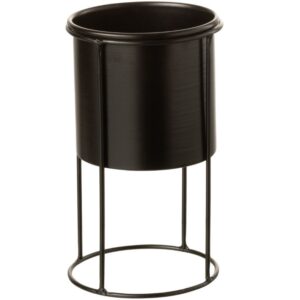 Čern&yacute; kovov&yacute; květin&aacute;č J-line Frankost S