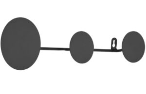 Čern&yacute; kovov&yacute; n&aacute;stěnn&yacute; vě&scaron;&aacute;k Kave Home Vianela 41 x 10 cm