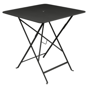 Čern&yacute; kovov&yacute; skl&aacute;dac&iacute; stůl Fermob Bistro 71 x 71 cm