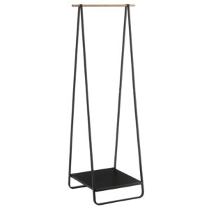 Čern&yacute; kovov&yacute; stojac&iacute; vě&scaron;&aacute;k Yamazaki Tower 140 cm