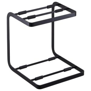 Čern&yacute; kovov&yacute; stojan na hrnce Yamazaki Tower 20