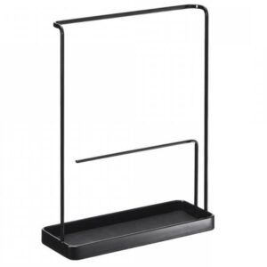 Čern&yacute; kovov&yacute; stojan na &scaron;perky Yamazaki Tower 25