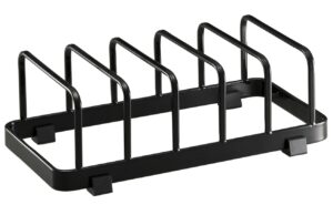 Čern&yacute; kovov&yacute; stojan na tal&iacute;ře Yamazaki Tower 22 cm