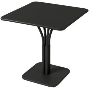 Čern&yacute; kovov&yacute; stůl Fermob Luxembourg Pedestal 71 x 71 cm
