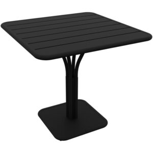 Čern&yacute; kovov&yacute; stůl Fermob Luxembourg Pedestal 80 x 80 cm
