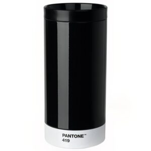 Čern&yacute; kovov&yacute; termohrnek Pantone Black 419 430 ml
