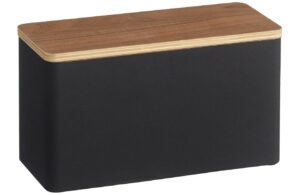 Čern&yacute; kovov&yacute; &uacute;ložn&yacute; box Yamazaki Rin 23 x 10