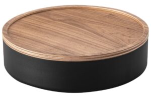 Čern&yacute; kovov&yacute; &uacute;ložn&yacute; box Yamazaki Rin II. 22 cm