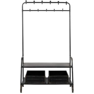 Čern&yacute; kovov&yacute; vě&scaron;&aacute;k DUTCHBONE Lucius