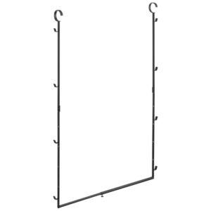 Čern&yacute; kovov&yacute; vě&scaron;&aacute;k do &scaron;atn&iacute;ku Yamazaki Smart 56/96 cm