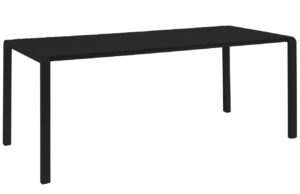 Čern&yacute; kovov&yacute; zahradn&iacute; j&iacute;deln&iacute; stůl ZUIVER VONDEL 214 x 97 cm