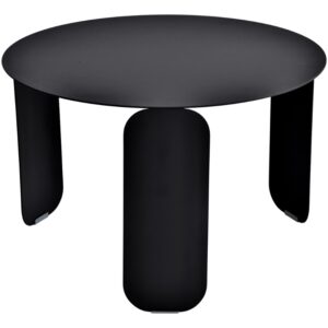 Čern&yacute; kovov&yacute; zahradn&iacute; konferenčn&iacute; stolek Fermob Bebop 60 cm