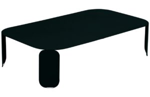 Čern&yacute; kovov&yacute; zahradn&iacute; konferenčn&iacute; stolek Fermob Bebop I. 120 x 70 cm
