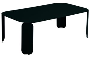 Čern&yacute; kovov&yacute; zahradn&iacute; konferenčn&iacute; stolek Fermob Bebop II. 120 x 70 cm