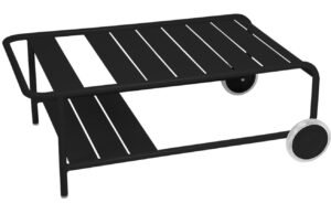 Čern&yacute; kovov&yacute; zahradn&iacute; konferenčn&iacute; stolek Fermob Luxembourg 105 x 72 cm