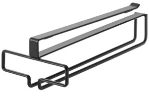 Čern&yacute; kovov&yacute; z&aacute;věsn&yacute; drž&aacute;k na sklenice Yamazaki Tower 26 cm