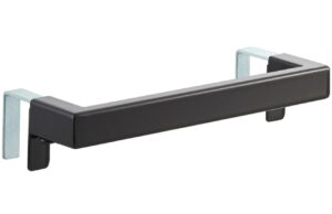 Čern&yacute; kovov&yacute; z&aacute;věsn&yacute; drž&aacute;k na utěrky Yamazaki Tower 19 cm